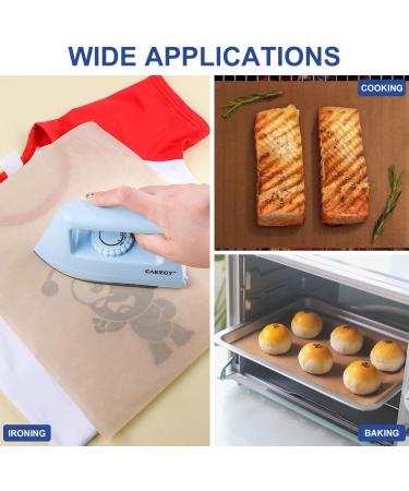 CAREGY 3 Pack PTFE Teflon Sheet 16x20 for Heat Press - Non Stick & Reusable Heat Transfer Paper - Heat Resistant Craft Mat - Buy Online on SooperMarket.com