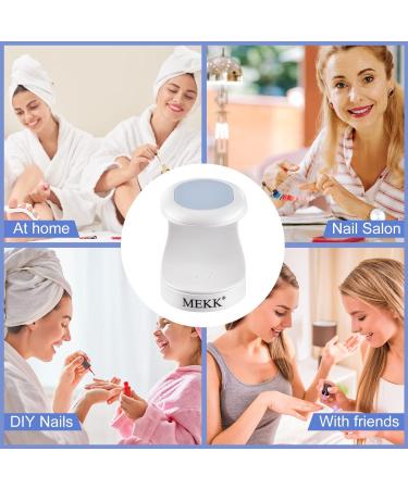 MEKK Mini UV Nail Lamp 16W Portable LED Nail Dryer - Professional Nail Art Tools (Blue) - Buy Online on SooperMarket.com