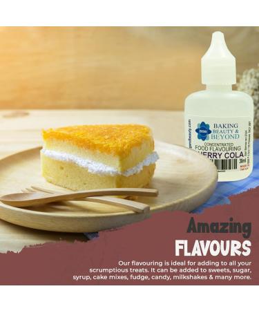 Baking Beauty and Beyond Concentrated Food Flavouring Oil - Dozen of Professional Quality Food Grade Flavouring Oil for Candy Making Baking Cooking Lip Balm and Lip Gloss - Cherry Cola (10ml) - Buy Online on SooperMarket.com