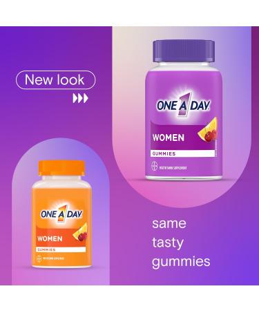 One A Day Women's Multivitamin Gummies - Daily Gummy Vitamins For Women With Vitamins A C D And Zinc To Support Immune Function Biotin For Healthy Hair Skin And Nails And More 60 Gummies - Buy Online on SooperMarket.com
