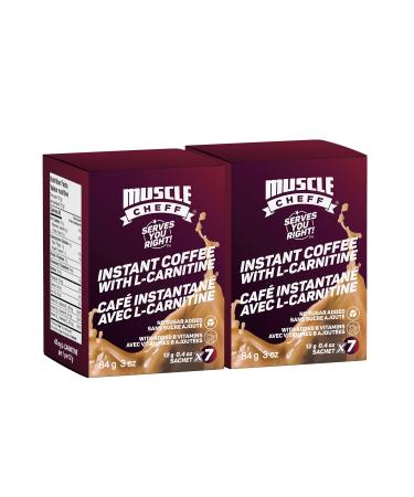 Muscle Cheff Instant Coffees (L-Carnitine) - 2 Boxes