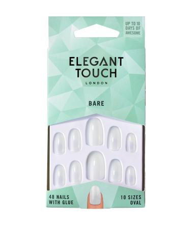 Elegant Touch Bare Nails Oval Clear 48 Count (Pack of 1)