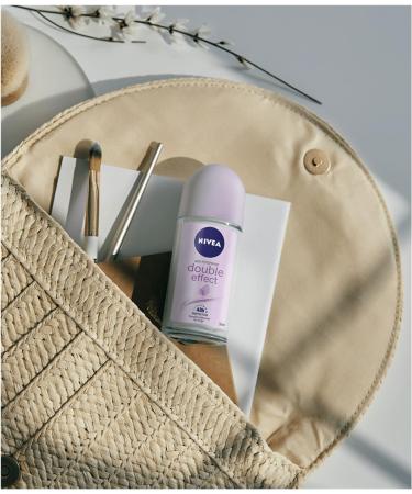 NIVEA DOUBLE EFFECT ROLL-ON FREE ALCOHOL ANTIPERSPIRANT DEODORANT 48 HOURS SKIN TOLERANCE DERMATOLOGICALLY PROVEN (PACK OF 3) Double Effect 3 - Buy Online on SooperMarket.com