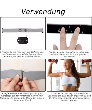 Lollanda Bluetooth Heart Rate Knife Breast Belt - Adjustable Elastic Pulse Chest Strap for Sports Running - International Shipping Available - Buy Online on SooperMarket.com