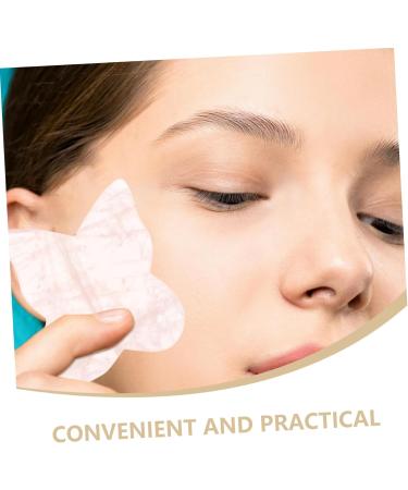 Buy Beavorty Rose Quartz Gua Sha Butterfly Board - Facial Massage Tool for Skin Care & Spa | Pink Crystal 8.5x7cm - Buy Online on SooperMarket.com