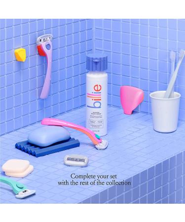 Billie Women's Shave Kit: Razor + 4 x 5-Blade Refills + Magnetic Holder - DreamPop - Buy Online on SooperMarket.com
