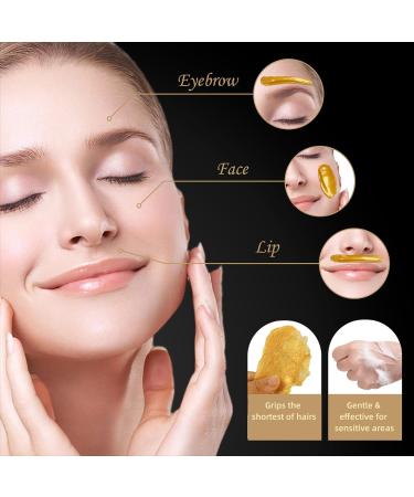 TRINIDa Wax Beads 500g Luxury Egyptian Queen Gold Hard Wax Beads with 10 Wide Applicators Professional Salon Grade Full Body Facial and Legs Painless Gentle Hair Removal Wax Beads for Women and Men Gold Pearl 500g - Buy Online on SooperMarket.com