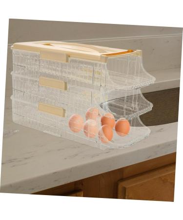 Alipis Clear Automatic Stackable for Plastic Fridge Dispenser Storage Tray Multi-Layer Organizer with - Buy Online on SooperMarket.com