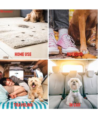Biodegradable Antibacterial Wipes for Pets - 20PCs Pack of 8 | Natural Cleaning Wipes for Puppies & Kittens - Gentle & Effective for Paws Ears & Butts - Buy Online on SooperMarket.com