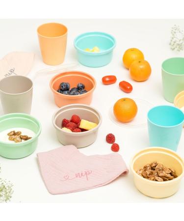 Nip Baby & Children's Plate Set | Dishwasher-Safe BPA-Free Extra Flat Dishes | Perfect Coast Start Matte Colors - Buy Online on SooperMarket.com