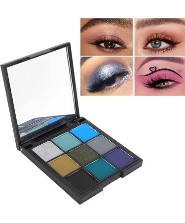 9 Colors Eyeshadow Palette Makeup Palette Eye Shadows Easy Coloring Eyeshadow Makeup Kit Matte Glitter Shimmering Highlighting for Makeup (Type 1) - Buy Online on SooperMarket.com