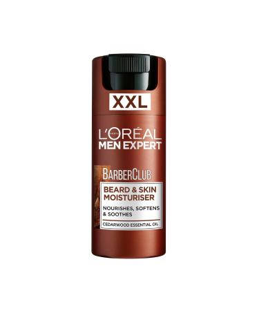 L'Or al Paris Men Expert Barber Club XL Beard and Face Moisturiser Softening Soothing Paraben Free Enriched with Cedarwood Oil 100ml