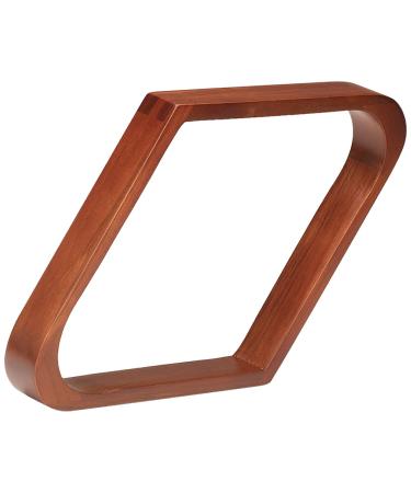 Pro Series TR9-F Doweled Wooden Billiard Ball 9-Ball Diamond Rack, Old World Mahogany, black