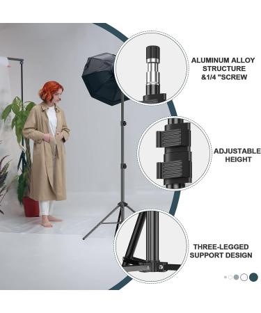 EMART 7 Ft Photography Light Stand - Portable Tripod Stand for Speedlight, Flash, Softbox, Umbrella - 2 Pack 7ft with Carry Case - Buy Online on SooperMarket.com