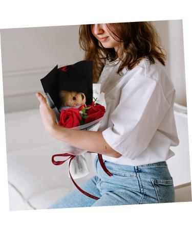 Alipis Bear Bouquet Roses Fresh Flowers Gifts Sunflowers Decor Sunflower Decorations Doll Flower Bouquet Stuffed Pig Plush Toy Doll Figurine Bouquet Animal Accessories Banquet Cloth Rose 30X15CM - Buy Online on SooperMarket.com