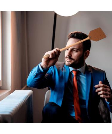 Virtcooy Fly Swatter | Long Handled Fly Hunting Hand Tools Indoor Bee Swatter for Living Room Kitchen Bedroom - Buy Online on SooperMarket.com