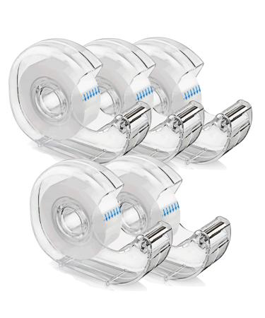 KIDMEN Transparent Tape Clear Tape for Office  Home  School 5 Dispensered Rolls  0.7 x 1300 Inch