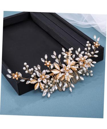 Gogogmee Headgear Bridal Hair Comb Bridal Headpieces for Wedding Bride Hair Comb Wedding Pearl Hair Comb Wedding Hair Accessories for Brides Wedding Hair Comb Wedding Headpiece for Bride - Buy Online on SooperMarket.com
