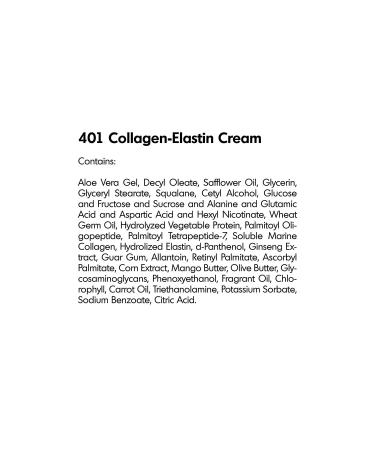 Raya Collagen-Elastin Cream (401) - Nourishing Facial Treatment for Dry Skin | Reduce Fine Lines & Wrinkles | Calms, Tones, Refines & Firms - Buy Online on SooperMarket.com