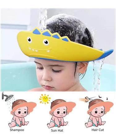 Kids Shower Cap - KAMHBE Adjustable Crown Shampoo Shield for Baby s Eyes, Ears, and Face (Red-monster) - Buy Online on SooperMarket.com