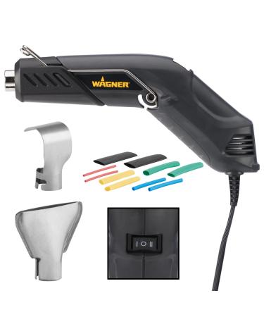 Wagner Spraytech 2410910 HT400 Electric Kit Heat Gun  Heat Gun for Electrical Wire Repair  Shrink Tubing  Shrink Wrapping  Electric Wiring  Auto Body Work  Dual Temperature 680 & 450 degrees Electrical Kit