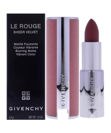 Givenchy Le Rouge Sheer Velvet Matte Lipstick - N27 Rouge Infuse for Women - 0.11 oz Lipstick