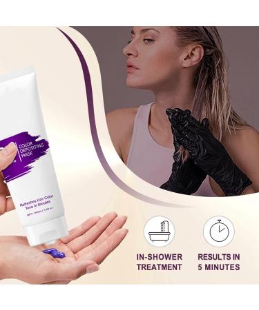 Purple Semi-Permanent Hair Dye & Color Refresh Mask - Instantly Refreshes Hair Color Tone - Buy Online on SooperMarket.com