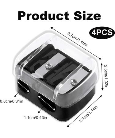 4 Pcs Eyeliner Sharpener Lip Liner Sharpener 2 Holes Dual Eye Pencil Sharpener Eyebrow Pencil Sharpener for Eyebrow Pencil Eye Pencil Eye Liner Lip Line Brow Pencil - Buy Online on SooperMarket.com