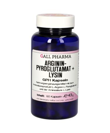 Gall Pharma Arginine Pyroglutamate plus Lysine GPH capsules 1 pack (1 x 60 pieces)