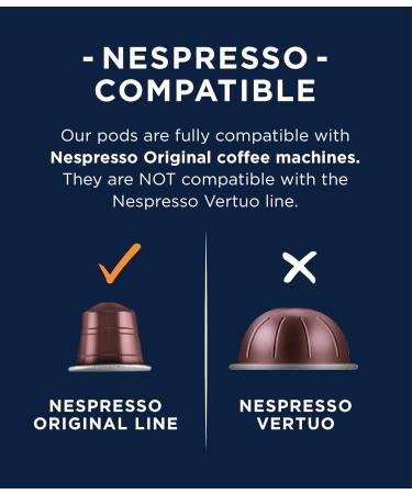 CafePod Vanilla Flavoured Coffee Pods - 60 Nespresso Compatible Aluminium Capsules - Buy Online on SooperMarket.com