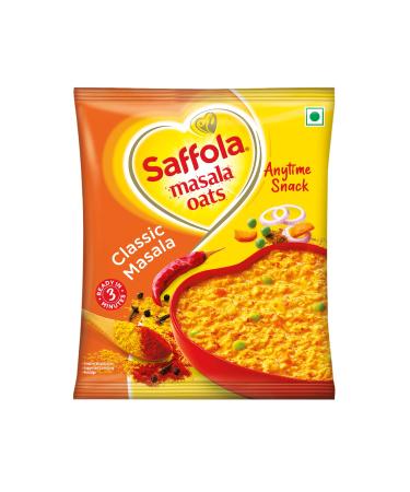 Saffola Masala Oats Tasty Evening Snack Healthy Snack Classic Masala 38G