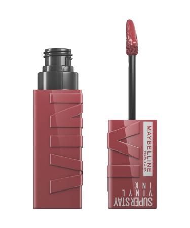 Maybelline Super Stay Vinyl Ink Longwear No-Budge Liquid Lipcolor Makeup Highly Pigmented Color and Instant Shine Witty Mauve Nude Lipstick 0.14 fl oz 1 Count 1 COUNT WITTY