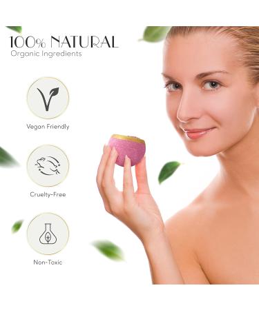 8-Piece Luxury Bath Bomb Set | Natural Organic Vegan Spa Pampering | Essential Oil Scented Fizzers for Home Spa, Birthday, Christmas Gifts - Buy Online on SooperMarket.com