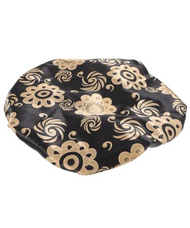 PLAFOPE Satin Sleep Cap Set - Elastic Headband & Broadside Shower Cap - Girls Hair Ties - 26x26cm - 2pcs - Buy Online on SooperMarket.com