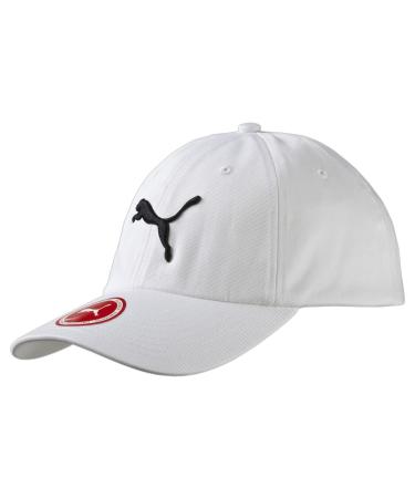 Puma Unisex Ess Cap Adult White-Big Cat