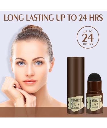 Eyebrow Stamp Stencil Kit with 10 Style Stencils - Waterproof Long Lasting Brow Makeup Definer in Black - Buy Online on SooperMarket.com