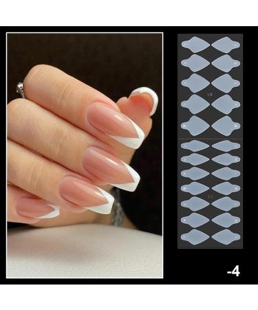24Pcs/Bag Nails Form Nail Stickers Manicure Acrylic Templates Nail Extension Supplies Professional Accessories Nail Forms Moulds Nail Extension Films Silicone Gel Nail Forms Moulds - Buy Online on SooperMarket.com