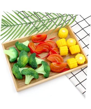 Alipis 6pcs Simulated Vegetables Fake Corns Props Food Ornament Broccoli Crowns Corn Stalks Artificial Corns Props Simulated Corns Fake Props Plastic Photo Prop Simulation Tomato Toy Pvc - Buy Online on SooperMarket.com