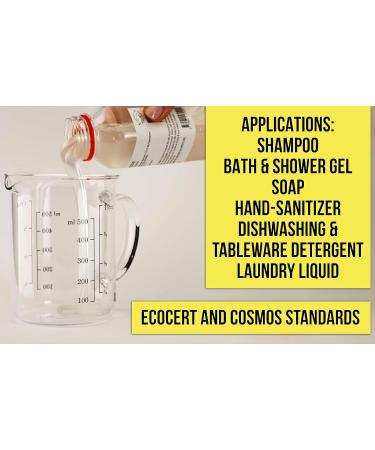 Decyl Glucoside Non-Ionic Surfactant Gel - 8.82 oz - Natural Amphoteric Surfactant for DIY Skin Care - Ideal for Shower Gels, Body Soap, Shampoos & Face Cleansers - Buy Online on SooperMarket.com