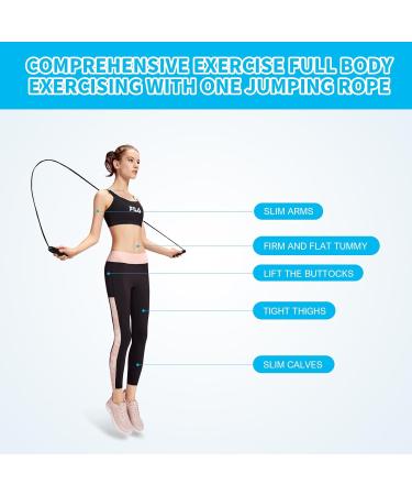 Adjustable Speed Rope - Foam Handle Slipproof Ideal for Fitness & Endurance Jumping - Perfect for Kids & Adults - Black/Red - Buy Online on SooperMarket.com