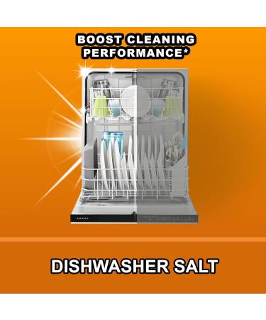 dishwasher salt 5kg powerful crystal limescale remover on your glassware and water softener life & improving its performance 99% purity (2 pack) - Buy Online on SooperMarket.com