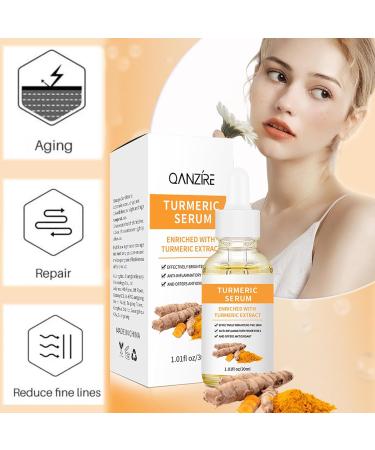 Turmeric face seruem Dark Spot Remover Essence Turmeric Serums for face Brightens Skin Tone Moisturizes Hydrates Lightens Age-Spots Acne Reduce Fine Lines Facial Care Anti-Aging Serum - Buy Online on SooperMarket.com
