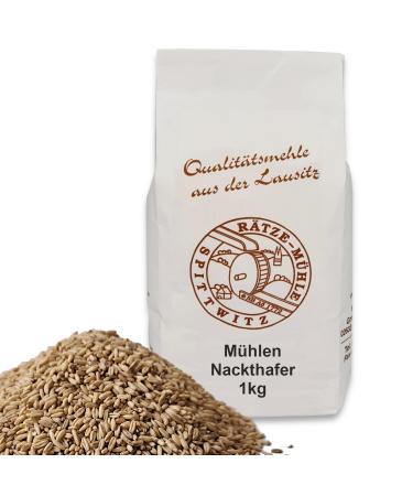 Mills Naked Oats Oat kernels 1000g cleaned fresh from the R tze mill in best quality whole grain 1 kg 1 kg / 1000g