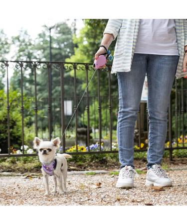 Ferplast Flippy One Dog Leash for Small Dogs - 3m Roller Leash Locking Button Light Blue - Ideal for Pets Up to 8kg - Buy Online on SooperMarket.com