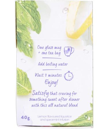 Twinings Liquorice and Spearmint Herbal Tea Bags - 20 Count Pack | Refreshing Blend of Liquorice and Spearmint - 1 Pack - Buy Online on SooperMarket.com
