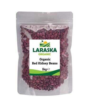 Organic Red Kidney Beans 1kg - Excellent Source of Protein Vegan Raw Certified Organic