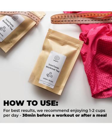 Teapro TrimTonic Workout Tea | Fitness & Detox Herbal Blend (30g) - Buy Online on SooperMarket.com