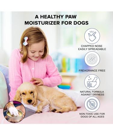 Honey Bee Natural Nose & Paw Balm for Dogs & Cats - Organic Moisturizing Cream with Coconut Oil & Vitamin E - Buy Online on SooperMarket.com