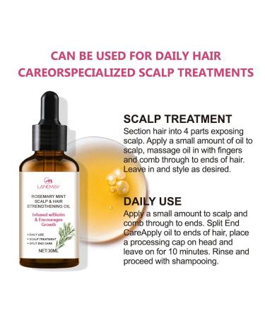 Pure Rosemary Oil for Hair Growth - 30ml Essential Oil Against Hair Loss | Premium Quality Bio-Rosmarin Oil - Buy Online on SooperMarket.com