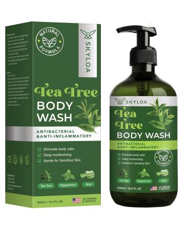 Antifungal Body Wash | Tea Tree Oil Soap for Jock Itch Acne Ringworm & More - 500ml | Natural & Effective - Buy Online on SooperMarket.com